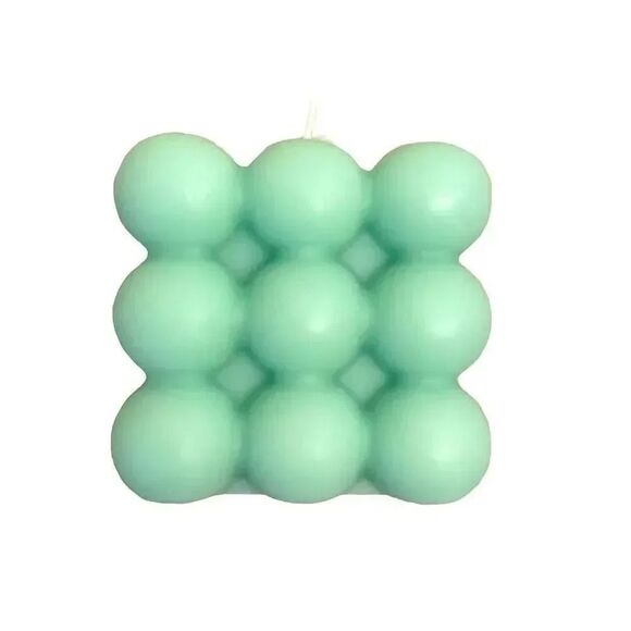 Bubble Candle Cube Soy Wax Sage Home Decor Aesthetic Candles Aesthetic - Picture 5 of 7